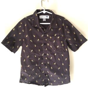 Gap Pineapple print boys shirt size 8